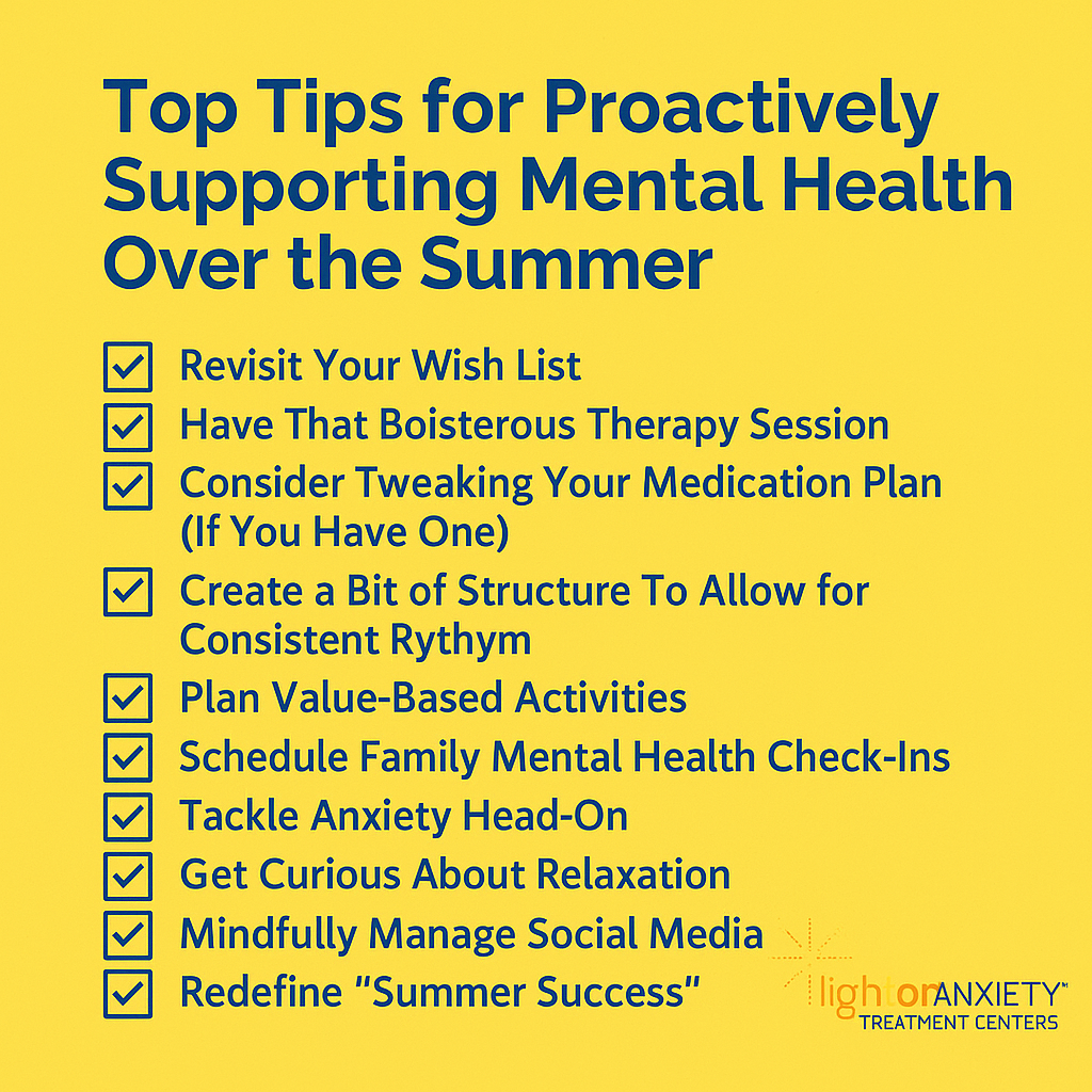 Ideas For Working On Your Mental Health During The Summer