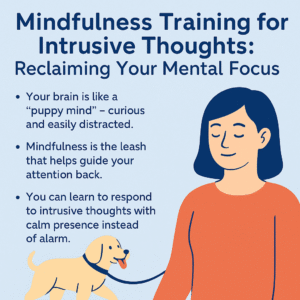 mindfulness training for intrusive thoughts